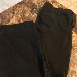 riders by lee black dress pants